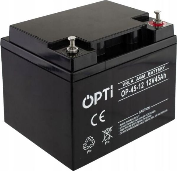 Μπαταρία AGM Volt 12V 45Ah - 16,6 x 19,7 x 17 cm