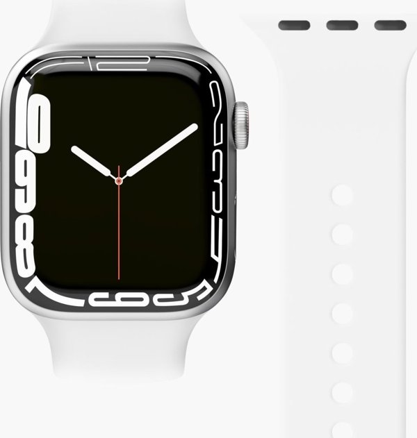 Λουράκι ρολογιού Vonmählen VonMählen για Apple Silicone Loop Case 1 Band One white (AWS00001)