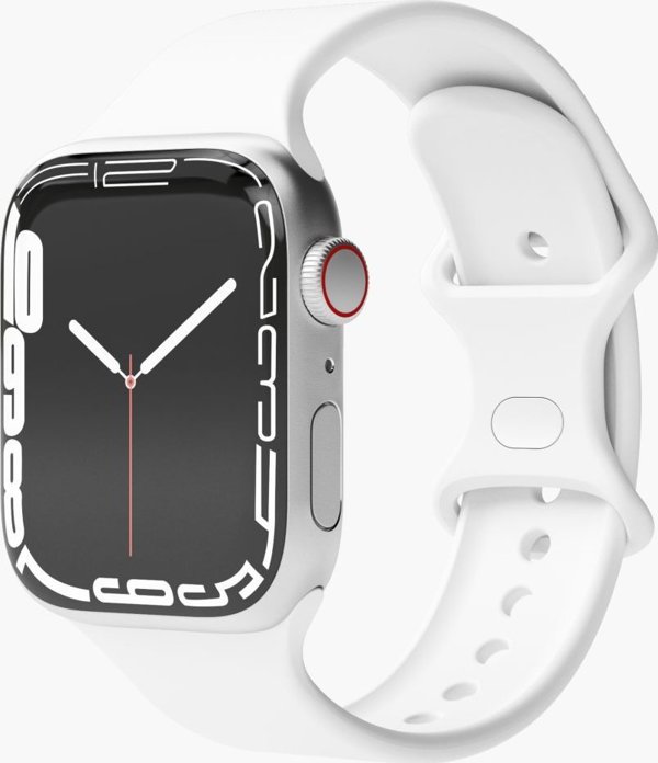 Λουράκι ρολογιού Vonmählen VonMählen για Apple Silicone Loop Case 1 Band One white (AWS00001)