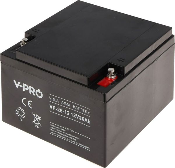 VPRO Ακουμολάτορ VPRO 12V/26Ah
