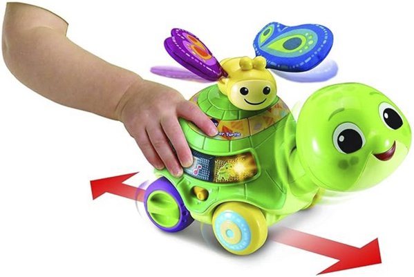 VTECH Διαδραστικό παιχνίδι 2-σε-1 Πιέστε & Ανακαλύψτε χελώνα