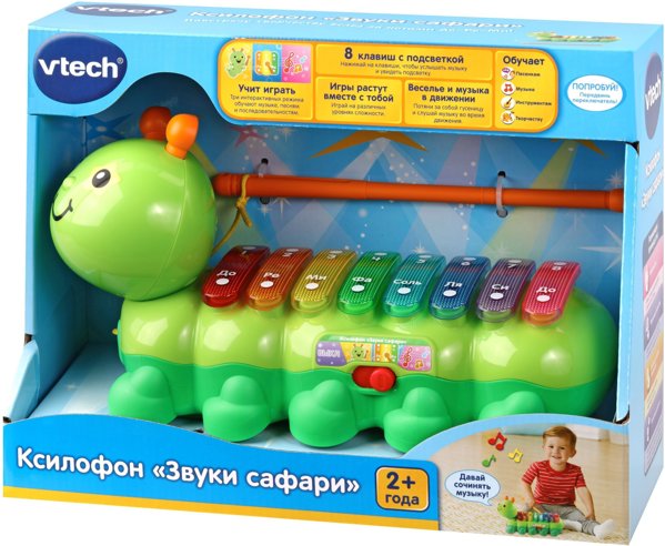 VTECH Διαδραστικό παιχνίδι Ξυλόφωνο με ήχους σαφάρι