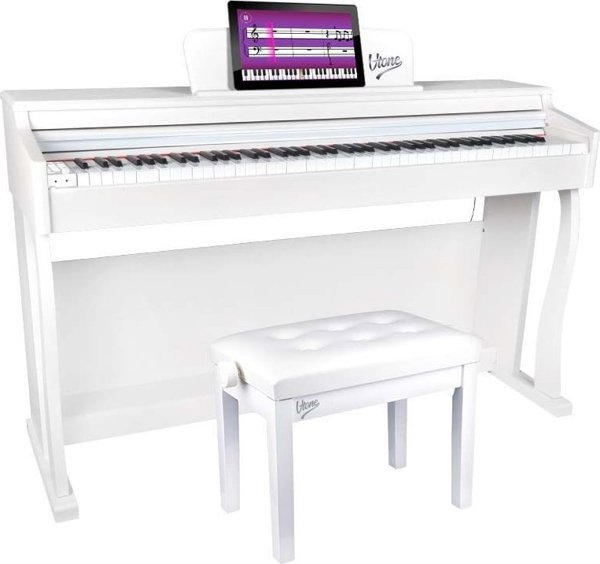 V-Tone V-TONE ΛΑΒΑ 1 WH λάβα για πιάνο φτερό BIALA