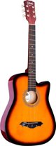 V-Tone V-TONE AG ONE SB ακουστική κιθάρα 4/4 sunburst για εκμάθηση για αρχάριους πένες ζώνη εφεδρικές χορδές θήκη συγχορδίες σετ
