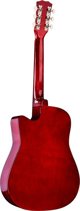 V-Tone V-TONE AG ONE SB ακουστική κιθάρα 4/4 sunburst για εκμάθηση για αρχάριους πένες ζώνη εφεδρικές χορδές θήκη συγχορδίες σετ