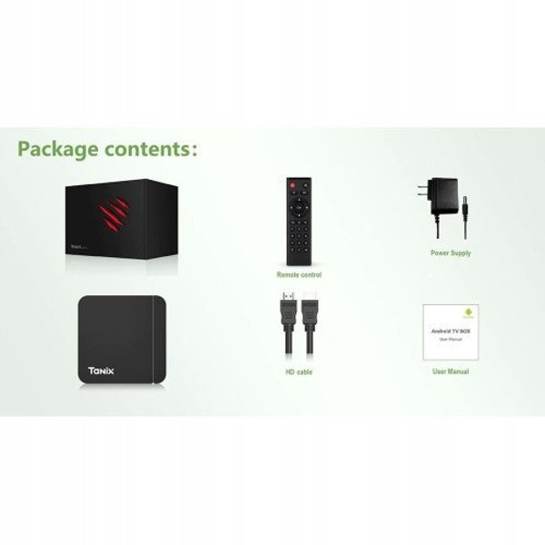W2 4K Smart TV Box 2GB +16GB Android