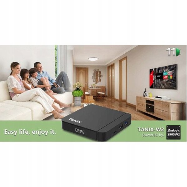 W2 4K Smart TV Box 2GB +16GB Android