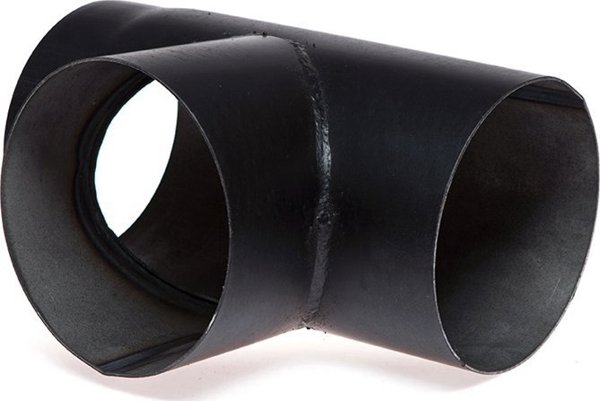 WADEX  THREE WAY PIPE 90O D180 BLACK
