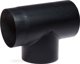 WADEX  THREE WAY PIPE 90O D180 BLACK
