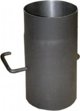 WADEX Μαύρος Σωλήνας Σόμπας με Αποσβεστήρα WK13, 180x250mm, Πάχος 2mm