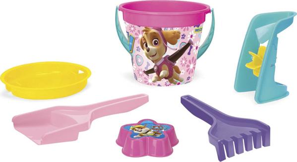Wader Paw Patrol σετ για άμμο 6 τεμ. ροζ