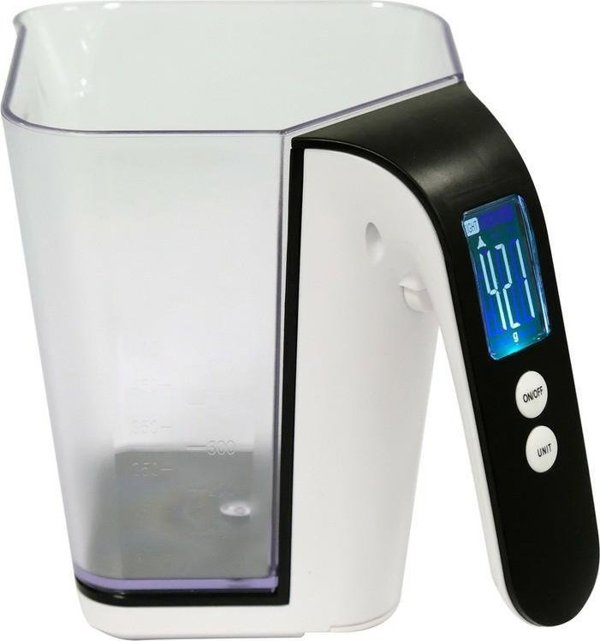 Lund Ζυγαριά Κουζίνας με Δοχείο 1200ml, Ψηφιακή Ακρίβειας