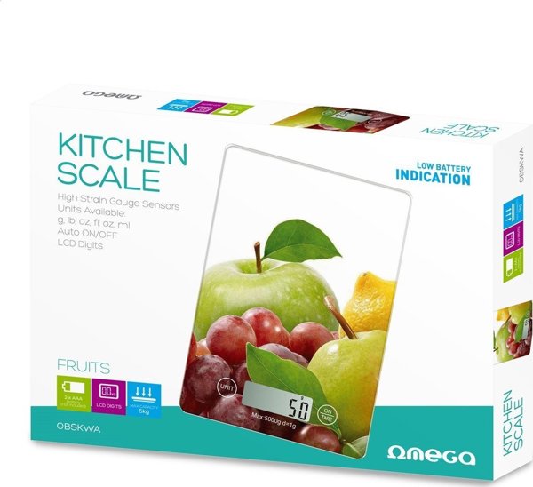 Κουζινική ζυγαριά Omega Fruits (OBSKWA)
