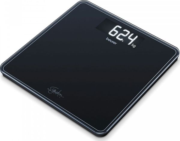 Beurer GS 400 Signature Line Ψηφιακή Ζυγαριά Μπάνιου με Γυάλινη Επιφάνεια και Μεγάλη Οθόνη LCD