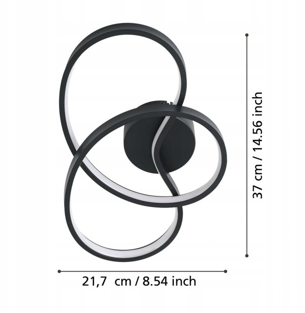 ΦΩΤΙΣΤΙΚΟ ΤΟΙΧΟΥ LED GIANELLA 900949 ΜΑΥΡΟ