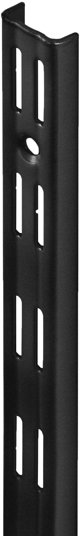 Malys Group Κάθετος Τοίχος Διπλή Υποδοχή 495mm, Μαύρο