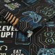 ΤΑΠΕΤΣΑΡΙΑ 113258 GAME OVER ΜΑΥΡΟ / ΠΟΛΥΧΡΩΜΟ