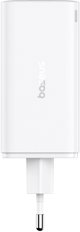 Wall charger Baseus GaN6 Pro 2xUSB-C + 2xUSB, 100W (white)