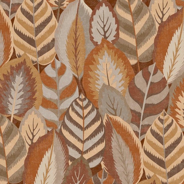 ΤΑΠΕΤΣΑΡΙΑ 121127 ARTY LEAVES ΚΑΦΕ