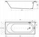 Μπανιέρα Cersanit Ποζοστάλυ Cersanit S301-253 - S301-253