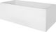 Μπανιέρα Besco μπανιέρα Talia 100x70 (WAT-100-PK)