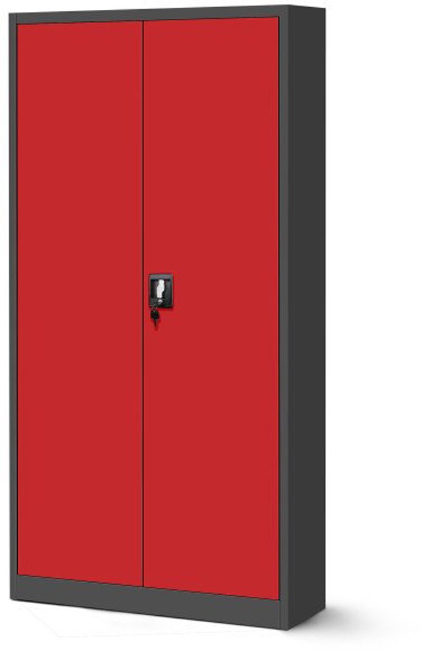 Μεταλλική Εργαλειοθήκη DAREK 920 x 1850 x 500 mm, Ανθρακί-Κόκκινη