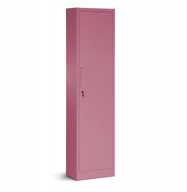 Στενό Γραφείο Ντουλάπι ALEX, 450 x 1850 x 400 mm, Fresh Style: Ροζ Σκόνη