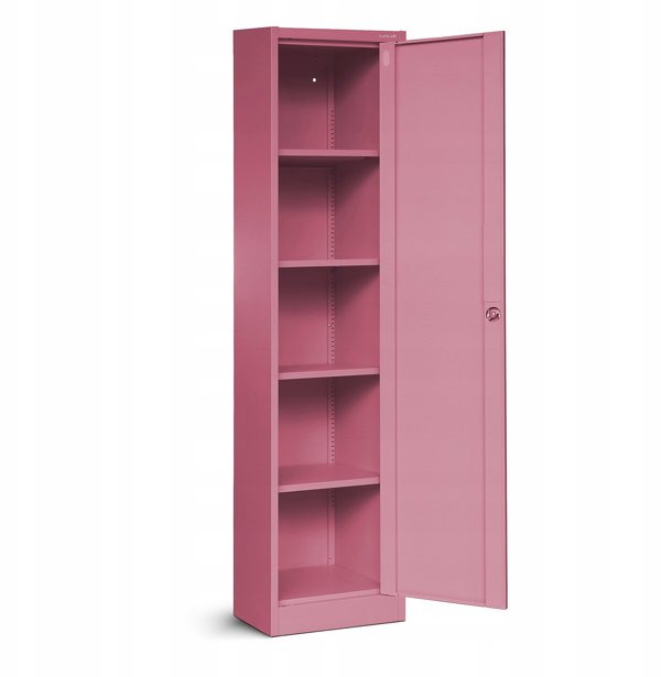 Στενό Γραφείο Ντουλάπι ALEX, 450 x 1850 x 400 mm, Fresh Style: Ροζ Σκόνη
