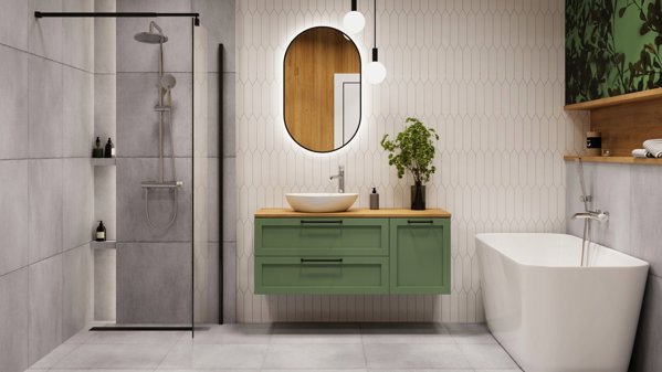 Washbasin faucet INVENA GABRO PLUS, high, chrome, with marble handle