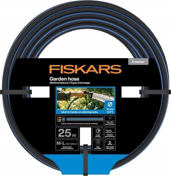 Λάστιχο ποτίσματος FISKARS X-series, 1/2", 13 mm, 25 m