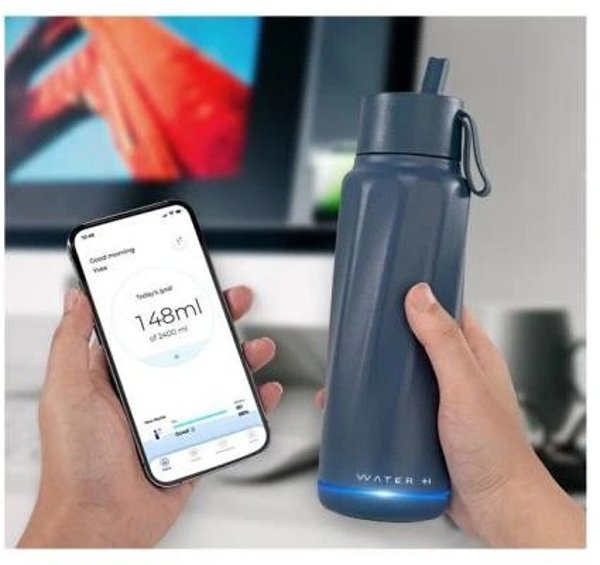 Έξυπνο μπουκάλι νερού VITA FlipLid, 532 ml, μπλε
