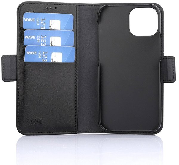 Θήκη Βιβλίου Wave Duo, iPhone 13 mini, μαύρο