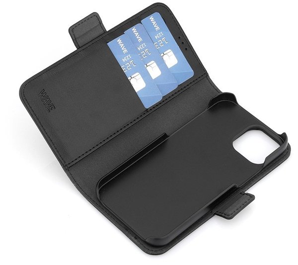 Θήκη Βιβλίου Wave Duo, iPhone 13 mini, μαύρο
