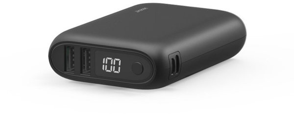 Φορητός φορτιστής Wave Pocketpower, 10,000 mAh, μαύρο
