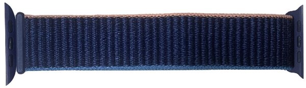 Νάιλον λουράκι Wave, Apple Watch 42 / 44 / 45 / 46 / 49 mm, navy blue