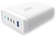 Σταθμός φόρτισης USB Wave 100 W, 3x USB-C + 1x USB-A, λευκό