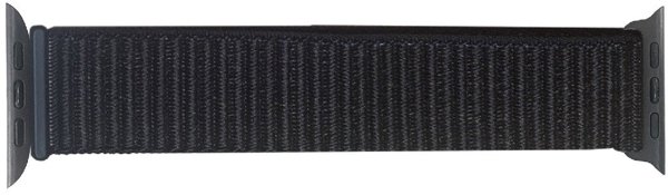 Λουράκι νάιλον Wave, Apple Watch 38 / 40 / 41 / 42 mm, μαύρο