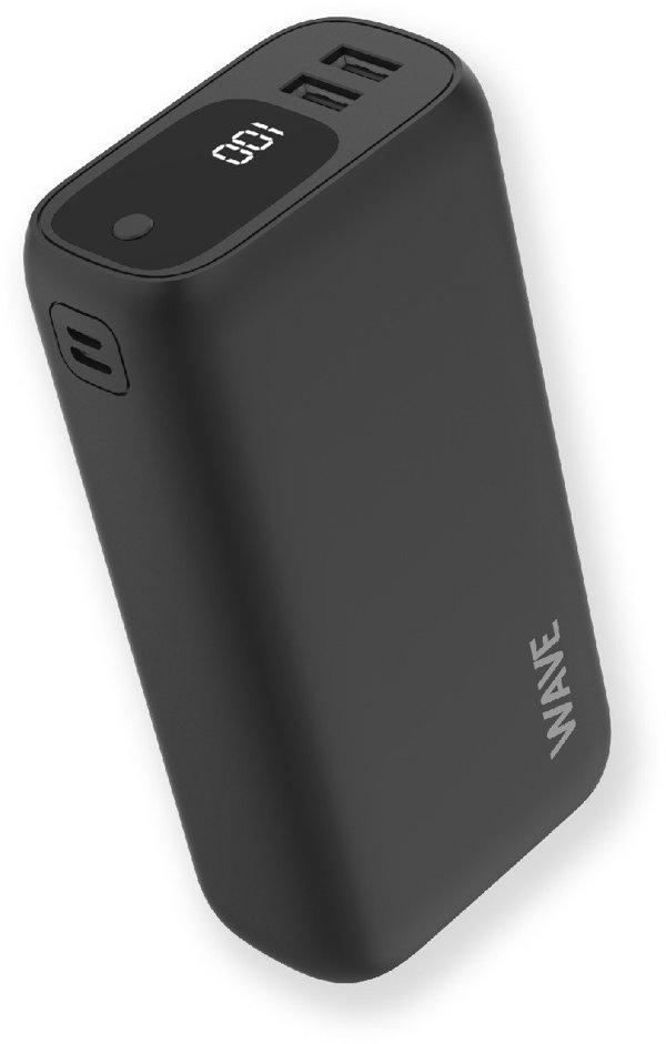 Wave Ultrapower φορητός φορτιστής, 30,000 mAh, μαύρο