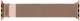 Λουράκι από πλεγμένο ατσάλι Wave, Apple Watch 42 / 44 / 45 / 46 / 49 mm, rose gold