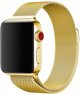 Πλεκτό λουράκι Wave από ατσάλι, Apple Watch 38 / 40 / 41 / 42 mm, χρυσό