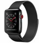 Κυματιστό λουράκι από πλεγμένο ατσάλι, Apple Watch 38 / 40 / 41 / 42 mm, μαύρο