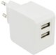 Wave φορτιστής τοίχου 2 x USB, 17W, λευκό