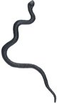 πλαστικός σωλήνας 18cm 12 τεμ. μαύρο 1042555