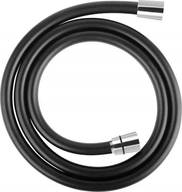 Ferro W43 Σπιράλ Ντους PVC Μαύρο 150cm - Αντιστρεπτικό Καλώδιο Ντους G1/2