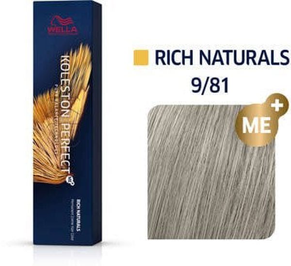 Wella Professionals Koleston Perfect Me+ Rich Naturals 9/81 60 ml