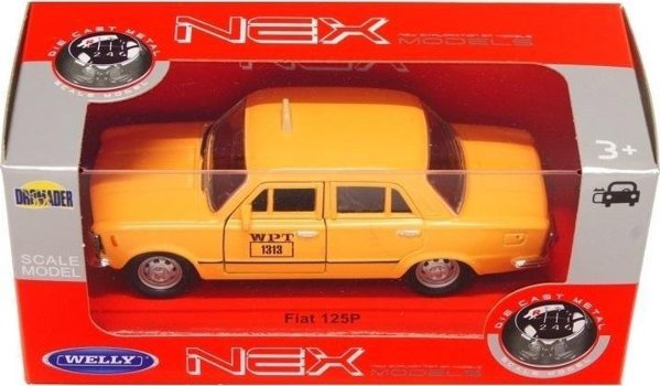 Welly Fiat 125p 1:39 Ταξί πορτοκαλί WELLY