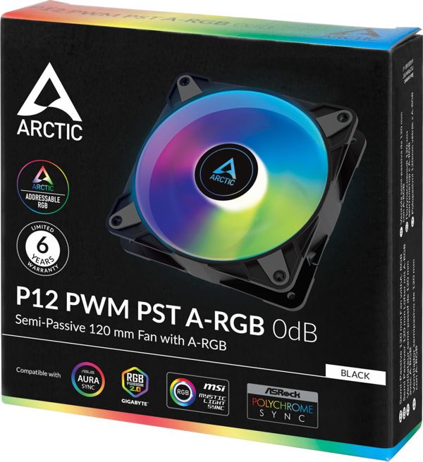 Ανεμιστήρας Arctic P12 PWM PST A-RGB 0dB (ACFAN00231A)