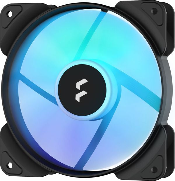 Fractal Design Aspect 12 RGB PWM Ανεμιστήρας Υπολογιστή 120mm, Μαύρο (FD-F-AS1-1205)