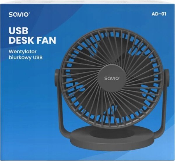 USB ανεμιστήρας Savio SAVIO AD-01 USB επιτραπέζιος ανεμιστήρας