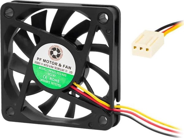Ανεμιστήρας Blow 60x10mm 24V ολισθηρός